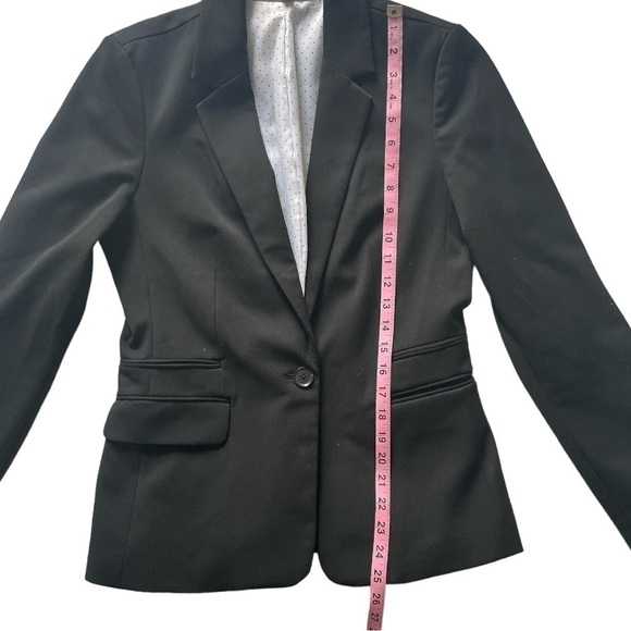 Express Black Tailored Single Button Blazer - Picture 11 of 11